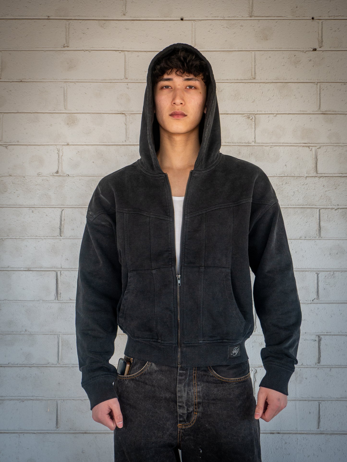 Deepslate Zip-Up - Black