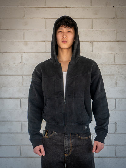 Deepslate Zip-Up - Black